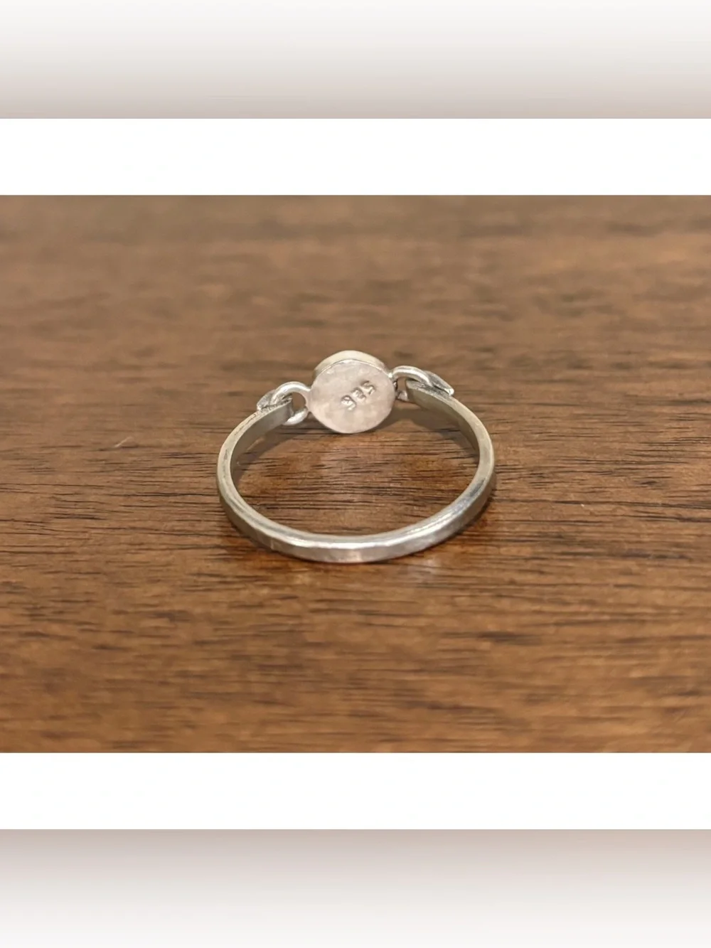 Sterling Silver 925 Rhodonite Ring Size 8.5 Made In Guatemala